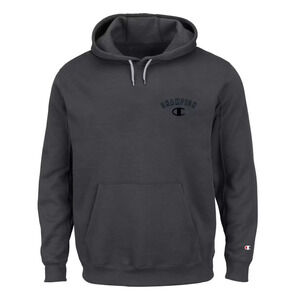 Champion Men Game-Day Logo Graphic Hoodie Stealth Size 2XL